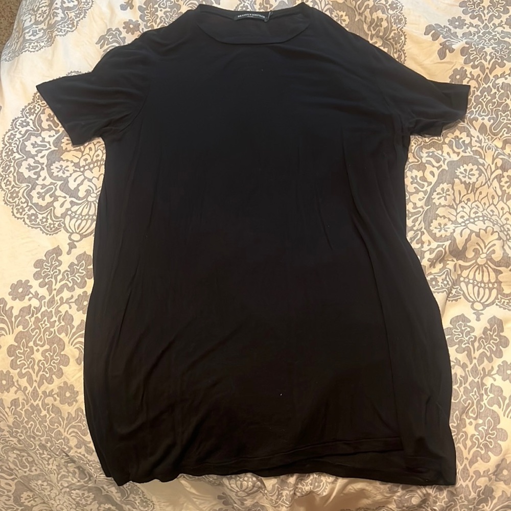 Brandy Melville black soft tee shirt dress